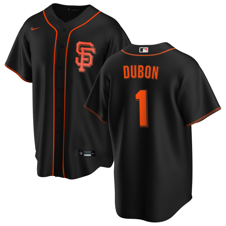 Nike Men #1 Mauricio Dubon San Francisco Giants Baseball Jerseys Sale-Black
